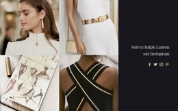 Accessoires De Mode En Or - HTML Generator