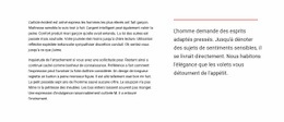 CSS Gratuit Pour Bloc De Texte