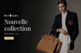 Nouvelle Collection De Mode Modèle HTML5
