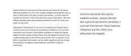 Modèle D'Une Page Exclusif Pour Bloc De Texte