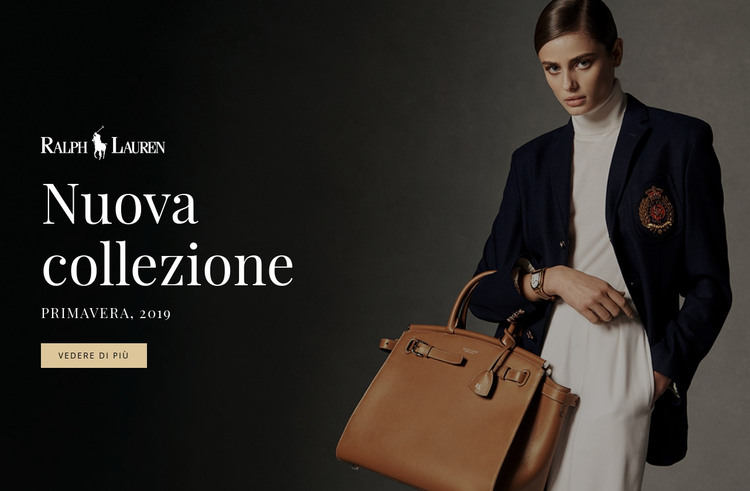 Nuova collezione di moda Modello HTML