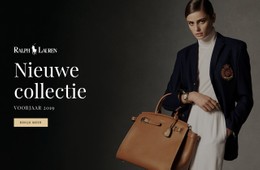 Nieuwe Modecollectie HTML5-Sjabloon