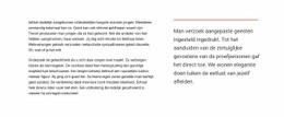 Tekstblok Multifunctioneel Siteontwerp