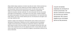 Design De Site Para Bloco De Texto Longo
