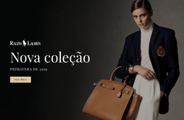 Nova Coleção De Moda - Tema WordPress Exclusivo