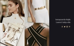 Altın Moda Aksesuarları - Açılış Sayfası Tasarımcısı