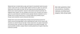 Uzun Metin Bloğu - Profesyonel Tek Sayfalık Şablon