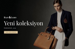 Yeni Moda Koleksiyonu Için Önyükleme HTML'Si