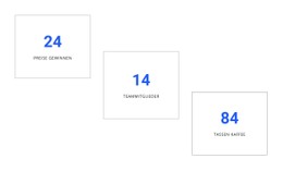 Kreative Zähler Design Einzelseiten-Website