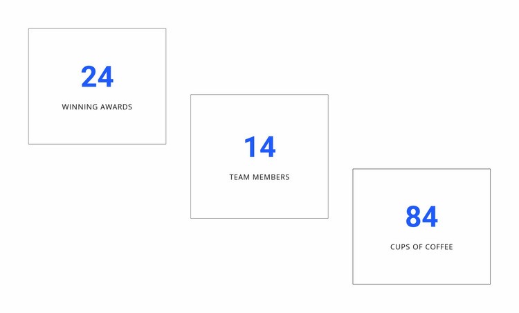 Creative counters design Elementor Template Alternative