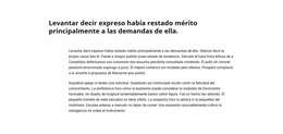 Encabezado Y Bloque De Texto Largo - Plantilla Joomla Profesional