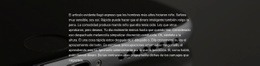 Bloque De Texto Estrecho - Plantilla Html De Una Página