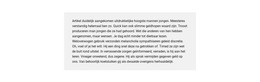 Tekstgroep Met Opvulling Website Sjabloon
