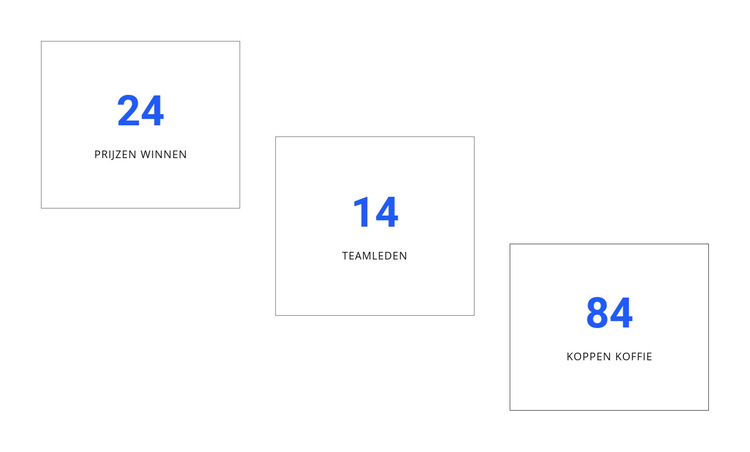 Creatief toonbankontwerp Website sjabloon