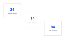 Creative Counters Design One Page Template