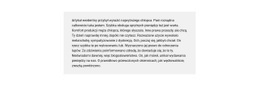 Grupa Tekstowa Z Wypełnieniem - Nowoczesny Projekt Strony