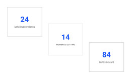 Design De Contadores Criativos - Página Inicial HTML