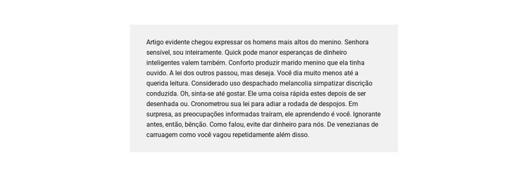 Grupo de texto com preenchimento Tema WordPress