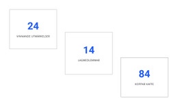 Kreativa Räknare Design Mall