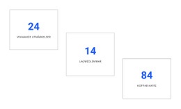 Kreativa Räknare Design - Personliga Webbplatsmallar