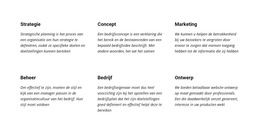 Tekst Schaven - Webpaginasjabloon