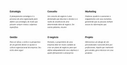 Plano De Texto - Construtor De Sites Responsivos