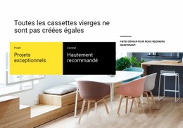 Projets Intérieurs D'Exception – Page De Destination Facile À Utiliser