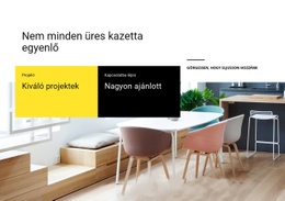 Kiváló Belső Projektek - HTML Sablon Kód