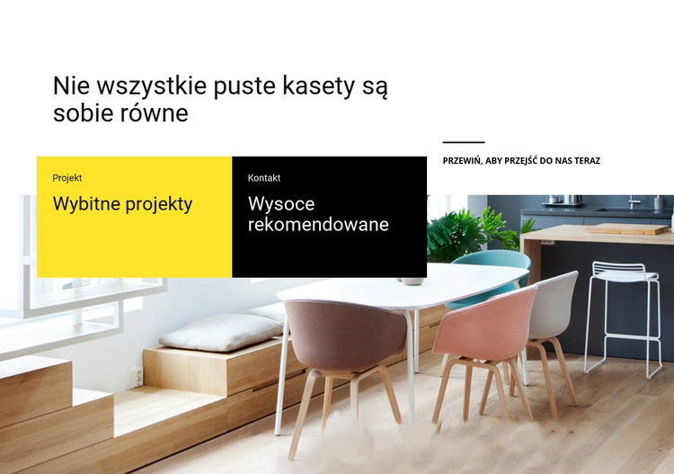 Znakomite projekty wnętrz Motyw WordPress