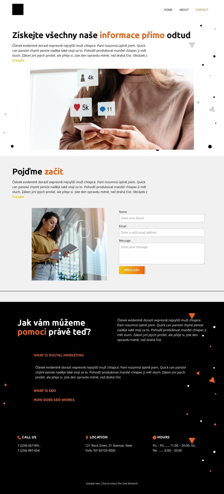 Vynikající zkušenost Šablona HTML