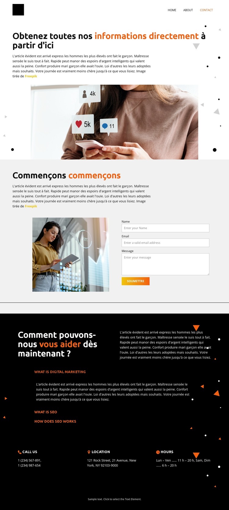 Expérience exceptionnelle Modèle HTML