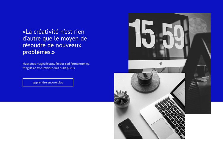 Empathie avec créativité Modèle de site Web