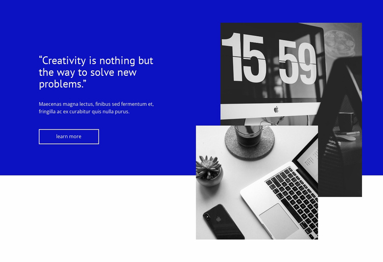 Empathy with creativity Landing Page
