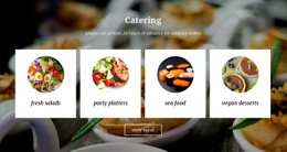Food And Catering Services Ecommerce Website