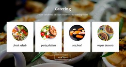 Ready To Use Html Code For Food And Catering Services