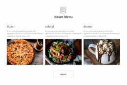 Posiłki W Restauracji Szablony HTML5 Responsywne Za Darmo