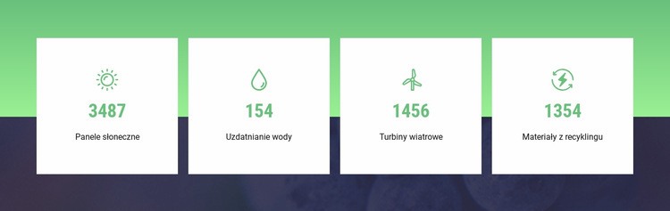 Grafika komputerowa przyrody Szablon HTML5