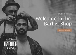 Haircuts For Men Free CSS Website Template