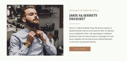 Menu CSS Dla Moda I Pielęgnacja Włosów