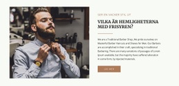 Webbplatsdesign För Mode Och Hårvård