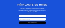 Přihlaste Se Nyní Formulář – Krásné Téma WordPress