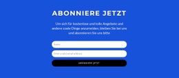 Jetzt Abonnieren Formular #Website-Design-De-Seo-One-Item-Suffix