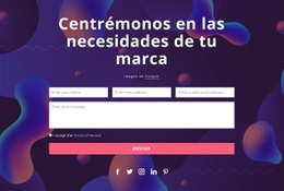 Utilice Uno De Estos Métodos Para Contactarnos: Plantilla De Página HTML5