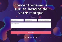 Veuillez Utiliser L'Une De Ces Méthodes Pour Nous Contacter - Créateur De Sites Web