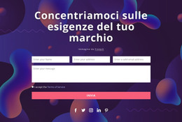 Utilizza Uno Di Questi Metodi Per Contattarci - Modello HTML5