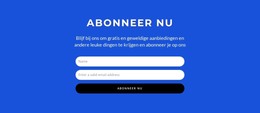 Schrijf U Nu In Formulier - Responsieve HTML5-Sjabloon