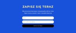 Najlepszy Projekt Strony Internetowej Dla Zapisz Się Teraz Formularz