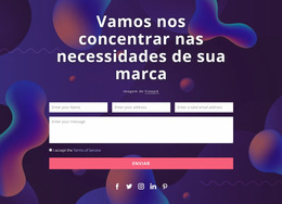 Use Um Desses Métodos Para Entrar Em Contato Conosco - Modelo Joomla Responsivo