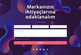 Lütfen Bizimle Iletişime Geçmek Için Bu Yöntemlerden Birini Kullanın - Website Creator HTML