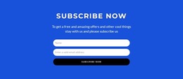 Subcribe Now Form Product For Users